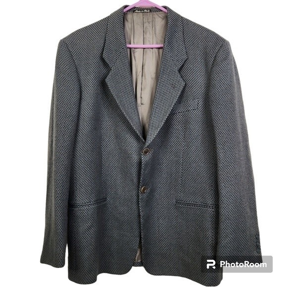Mani by Giorgio Armani Mens Virgin Wool Blazer Size 40R - Picture 1 of 10